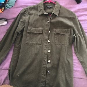 Top shop light weight army jacket